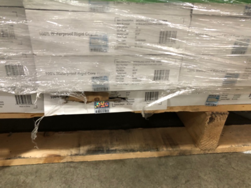 Photo 4 of **SOLD AS WHOLE PALLET ONLY*** NO RETURNS*** NO REFUNDS***
MSI Woodland Mave 7.13 in. W x 48.03 in. L Rigid Core Click Lock Luxury Vinyl Plank Flooring (23.77 sq. ft./case) 49 CASES **MINOR DAMAGE TO BOTTOM CASES***