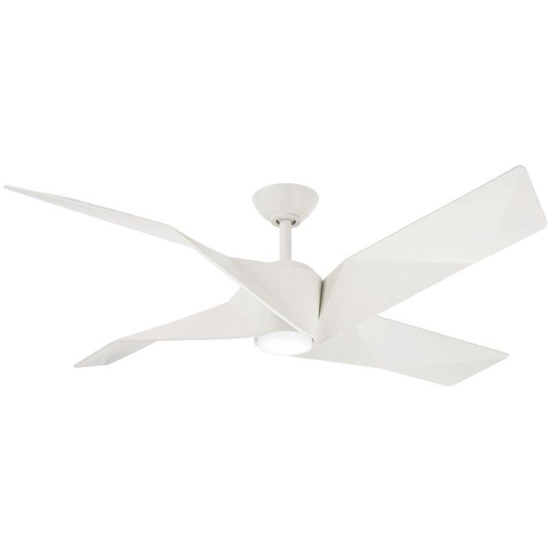 Photo 1 of 
Aire a Minka Group Design Welkin 56 in. Integrated LED Indoor Flat White Ceiling Fan with Light

