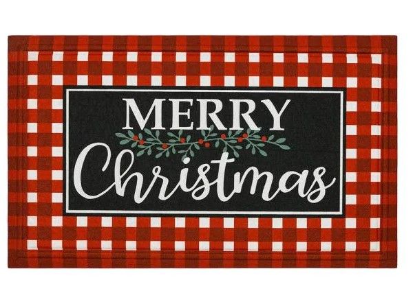 Photo 2 of 12 PACK -  18 in. x 30 in. Holiday Door Mat
(6-Bright Winter Molded Elegant Entry & 6 Craft Christmas Molded Elegant Entry )