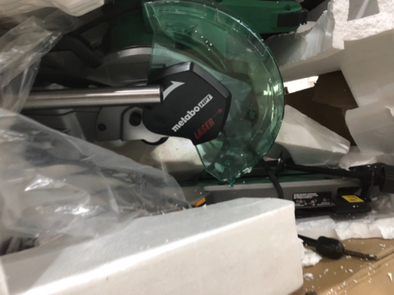 Photo 4 of **SIMILAR TO STOCK PHOTO**
Metabo HPT 10-Inch Sliding Compound Miter Saw