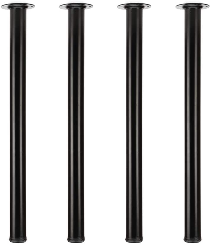 Photo 1 of **SIMILAR TO STOCK PHOTO**
QLLY 28 inch Adjustable Metal Desk Legs, Office Table Furniture Leg Set, Set of 4 (Black)
