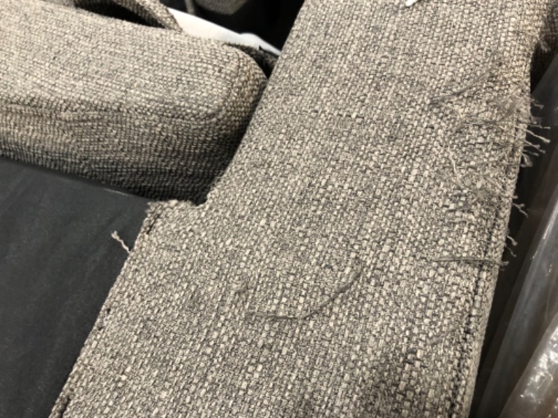 Photo 3 of **SOFA HAS SCRATCHES**MISSING HARDWARE**
Serta Copenhagen 73" Sofa - Pillowed Back Cushions and Rounded Arms, Durable Modern Upholstered Fabric - Dark Gray
