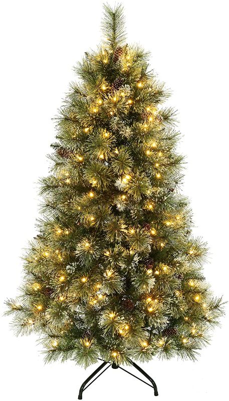 Photo 1 of **DOES NOT LIGHT UP**
Christopher Knight Home Cashmere Artificial Christmas Tree, Clear Led
