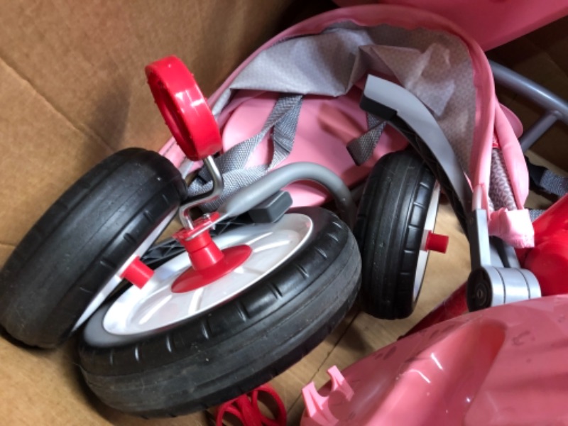 Photo 4 of **MISSING HARDWARE**
Radio Flyer 4-in-1 Stroll 'N Trike Pink, 19.88" x 35.04" x 40.75"
