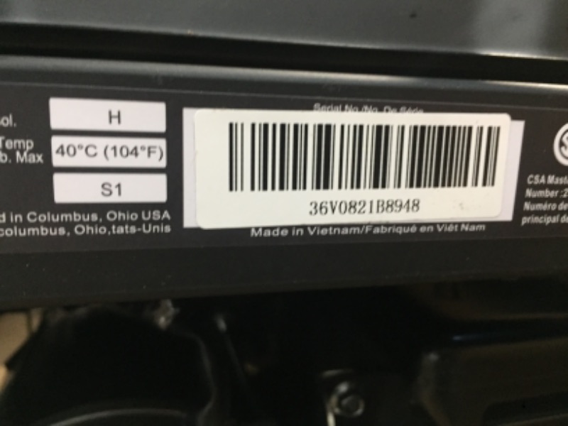 Photo 3 of **oil substance covers the generator**
Westinghouse Outdoor Power Equipment WGen3600v Portable Generator 3600 Rated and 4650 Peak Watts, RV Ready, Gas Powered, CARB Compliant
