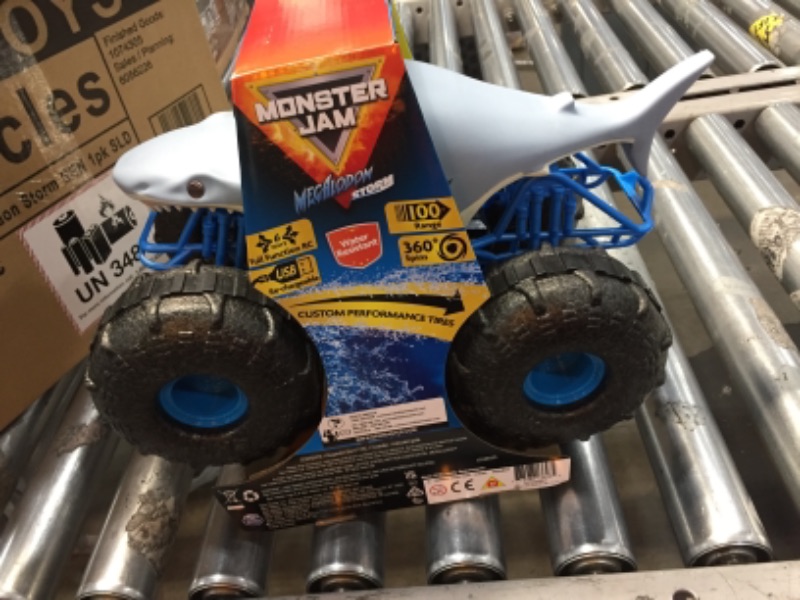 Photo 2 of Monster Jam, Official Megalodon Storm All-Terrain Remote Control Monster Truck