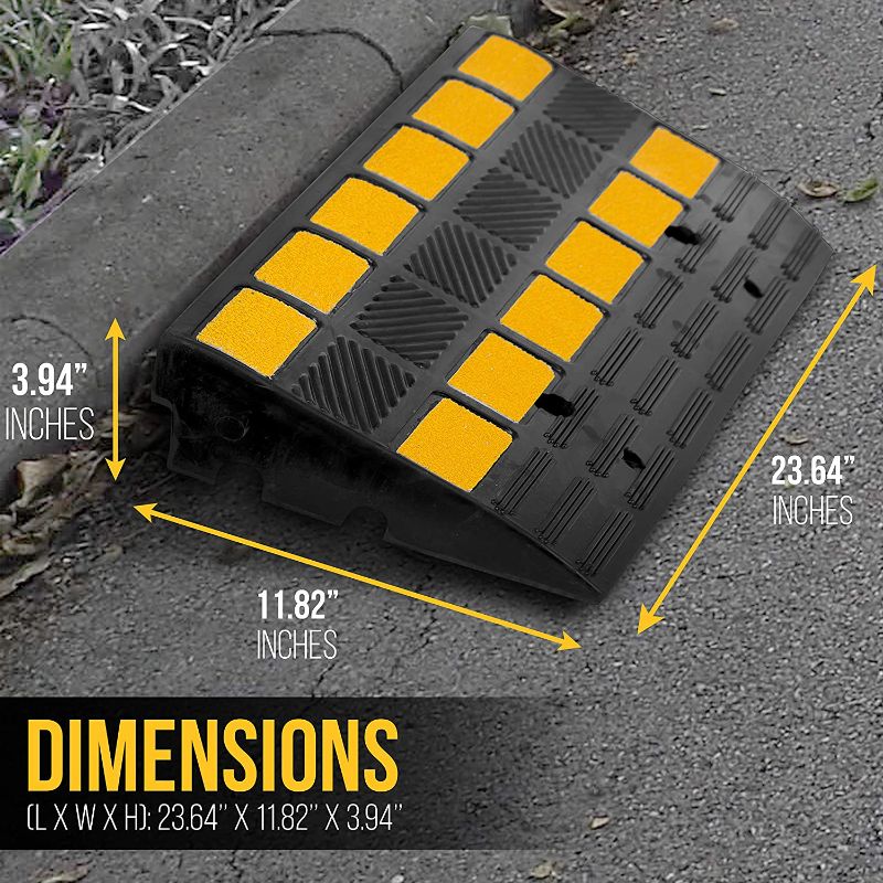 Photo 1 of 12" x 23"- PYLE Car Vehicle Curbside Driveway Ramp