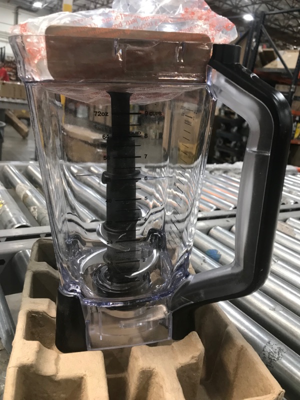 Photo 2 of **MISSING MOTOR BASE** Ninja BL610 Professional 72 Oz Countertop Blender with 1000-Watt Base and Total Crushing Technology for Smoothies, Ice and Frozen Fruit, Black, 9.5 in L x 7.5 in W x 17 in H
