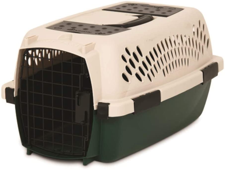 Photo 1 of **DOORS MISSING ** SET OF TWO**
Petmate RUFF MAXX KENNEL 19" UP TO 10LBS, Multi
