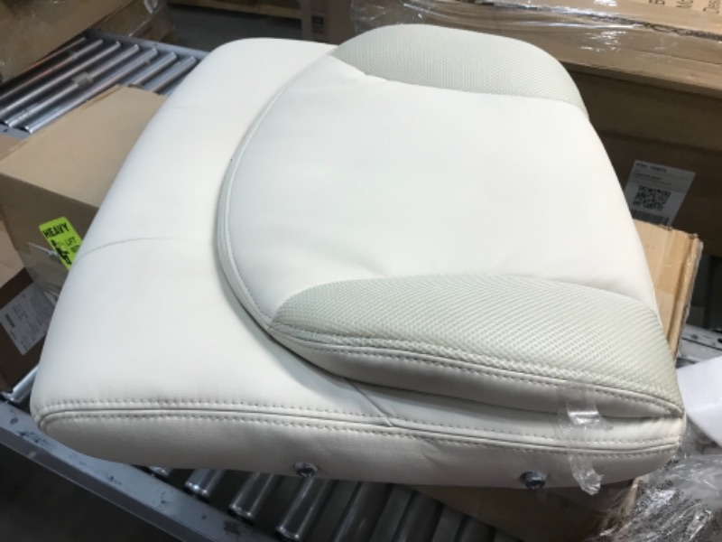 Photo 1 of AmazonCommercial Ergonomic High-Back Bonded Leather Executive Chair with Flip-Up Arms and Lumbar Support  (LOOSE PARTS)hardware