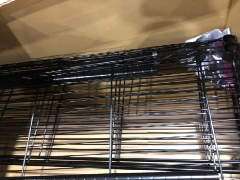 Photo 1 of 
Honey-Can-Do 3-Tier Heavy Duty Adjustable Shelving Unit, Black