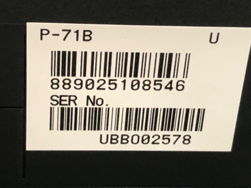 Photo 1 of Yamaha P71 88-Key Weighted Action Digital Piano with Sustain Pedal and Power Supply