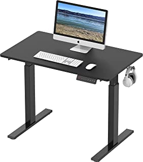 Photo 1 of SHW Memory Preset Electric Height Adjustable Standing Desk, 40 x 24 Inches, Black