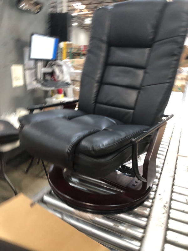 Photo 1 of (SCRATCHED WOOD; BROKEN PLASTIC END)
Flash Furniture Contemporary Multi-Position Recliner with Horizontal Stitching and Ottoman