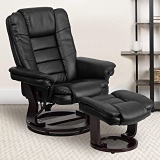 Photo 1 of (SCRATCHED WOOD; BROKEN PLASTIC END)
Flash Furniture Contemporary Multi-Position Recliner with Horizontal Stitching and Ottoman