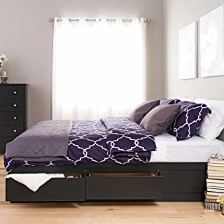 Photo 1 of (BOX 1 OF 2)
(REQUIRES BOX 2 FOR COMPLETION)
(THIS IS NOT A COMPLETE SET)
(SCRATCH DAMAGES)
Prepac Mate's Platform Storage Bed with 6 Drawers, King, Black