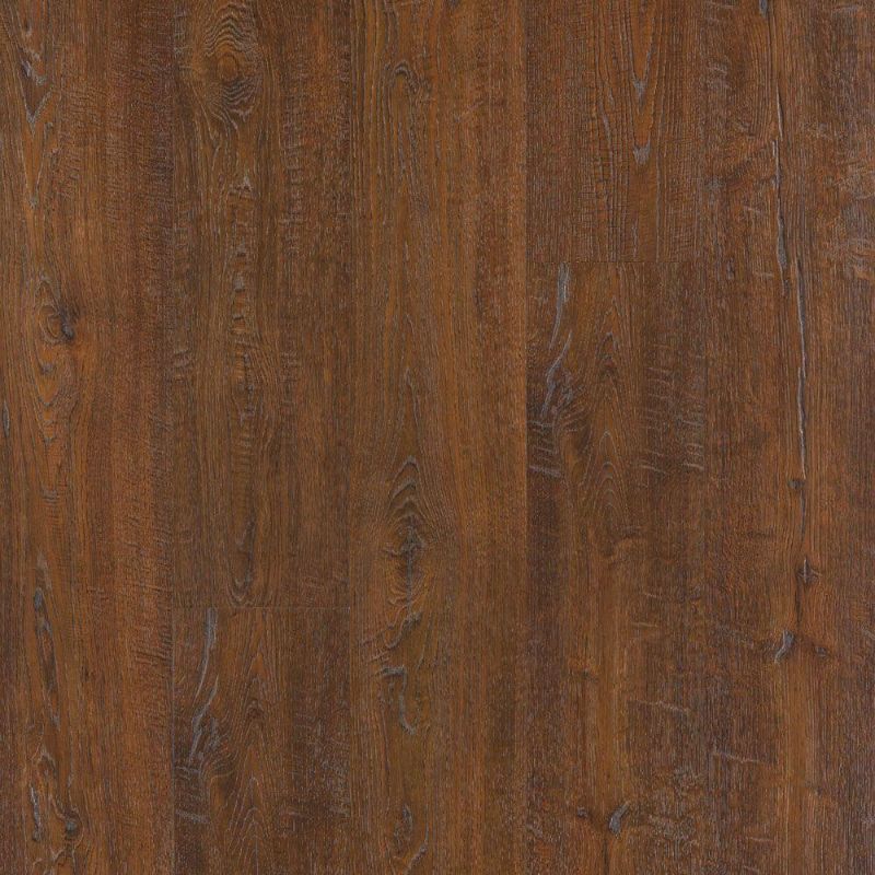 Photo 1 of **10 CASES** SOLD AS ONE WHOLE PALLET ONLY** 
Pergo Outlast+ 6.14 in. W Auburn Scraped Oak Waterproof Laminate Wood Flooring (16.12 Sq. Ft./case), Dark
