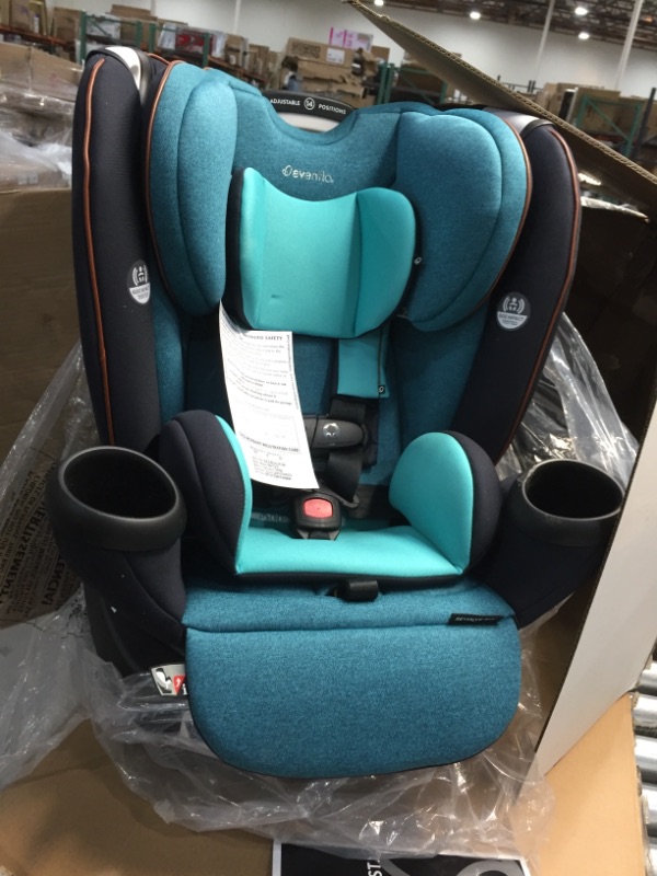 Photo 2 of Evenflo Gold Revolve360 Rotational All-in-One Convertible Car Seat (Sapphire Blue)
