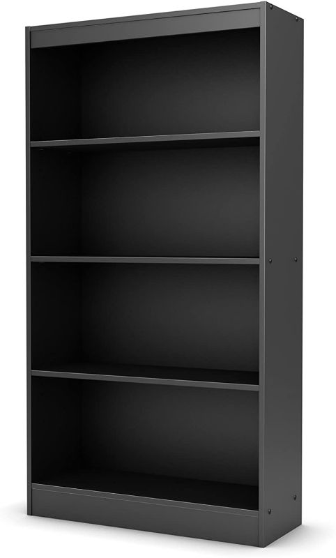 Photo 1 of **SIMILAR TO STOCK PHOTO**
South Shore Axess 4-Shelf Bookcase-Pure Black
