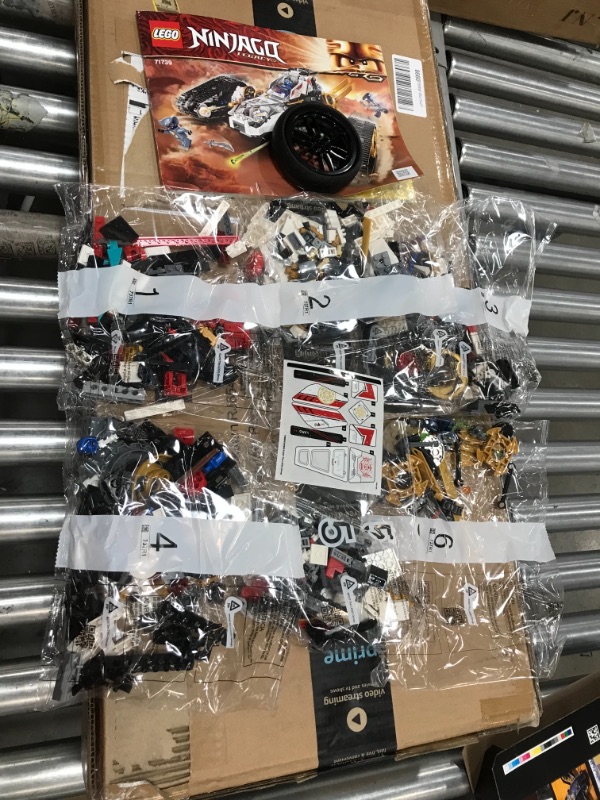 Photo 2 of LEGO NINJAGO Legacy Ultra Sonic Raider 71739 Building Kit with a Motorcycle, Plane and Collectible Minifigures; New 2021 (725 Pieces)
