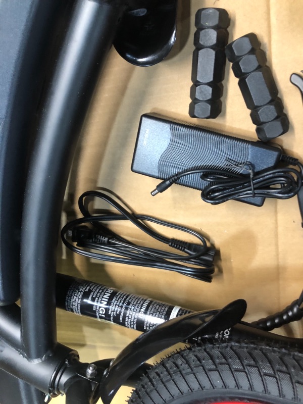 Photo 1 of **missing some hardware** 

Jetson Bolt Adult Folding Electric Ride On | Foot Pegs | Easy-Folding | Built-In Carrying Handle | Lightweight Frame | LED Headlight | Twist Throttle | Cruise Control | Rechargeable Battery, Ages 12+
