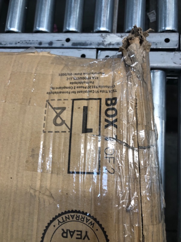 Photo 2 of **BOX 1 OF 2 ONLY** BOX 2 OF 2 MISSING**
Techni Mobili RTA-914LD-BK, Black
