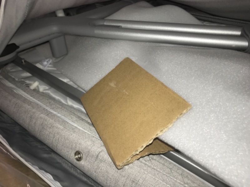 Photo 1 of *Loose hardware, may be incomplete*
 Grey Hugme Plus Bedside Sleeper Bassinet Includes Mattress and Travel Bag
