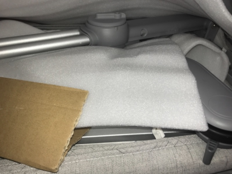 Photo 1 of *Loose hardware, may be incomplete*
 Grey Hugme Plus Bedside Sleeper Bassinet Includes Mattress and Travel Bag
