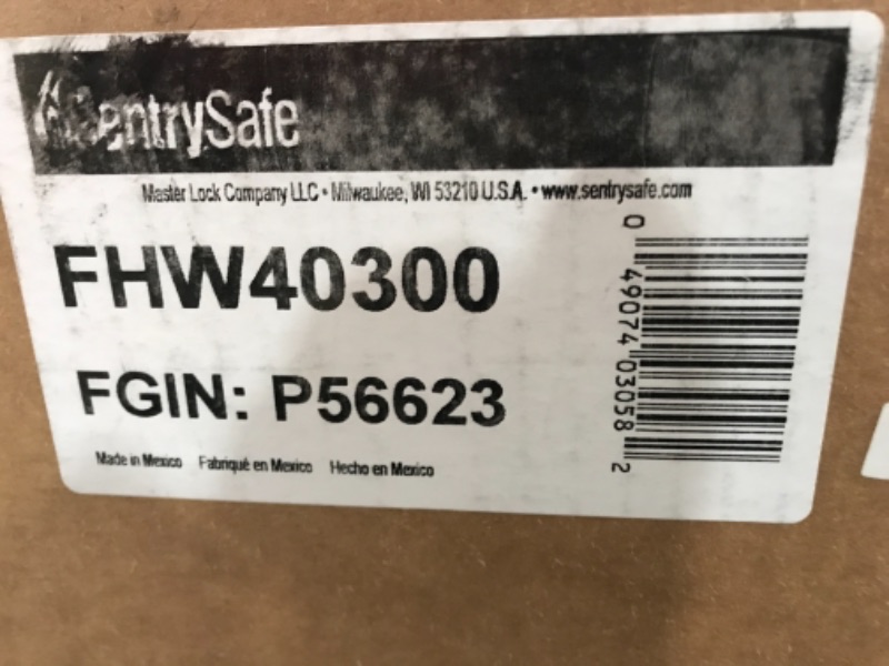 Photo 3 of SentrySafe FHW40300 Digital Fire/Water Security File, 0.66 cu. ft.