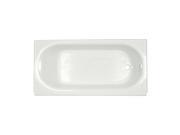 Photo 1 of *Damaged edges*
American Standard Princeton 60 in. X 30 in. Americast Apron-Front Bathtub with Right Hand Drain, White
