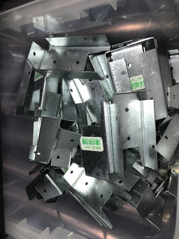 Photo 1 of 2 x 4 G185 20-Gauge Fence Bracket (60-Pack)

