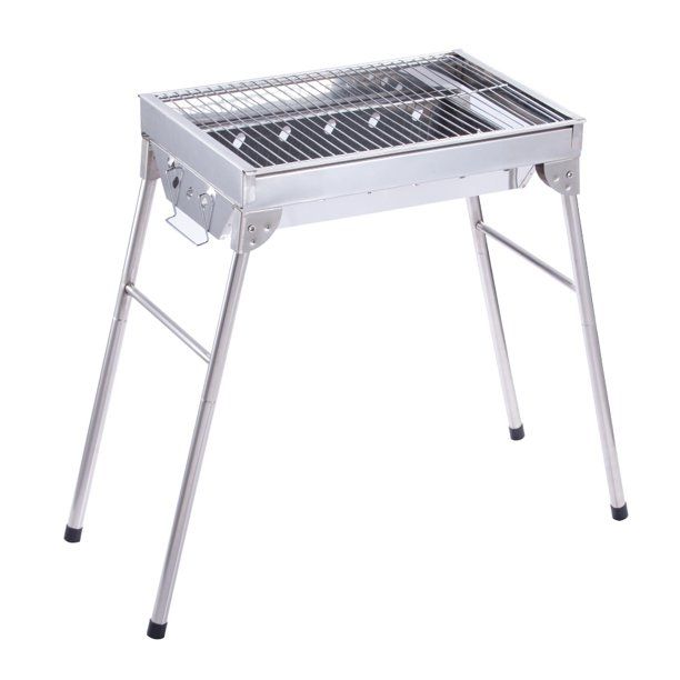 Photo 1 of *Incomplete* *Dirty from previous use*
Lightweight Portable Foldable Stainless Steel Charcoal Barbecue Grill