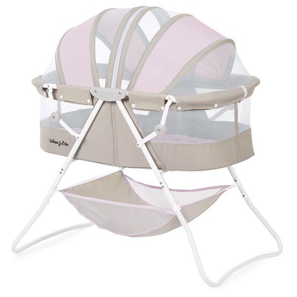 Photo 1 of Dream On Me Karley Bassinet, Pink/Gray
