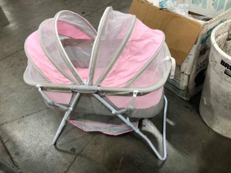 Photo 3 of Dream On Me Karley Bassinet, Pink/Gray
