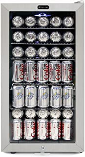 Photo 1 of **does not turn on** Whynter 120 Can Capacity Beverage Refrigerator With Lock, Stainless Steel