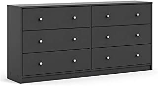 Photo 1 of ***PARTS ONLY*** Tvilum Portland Contemporary 6 Drawer Double Dresser in Gray
