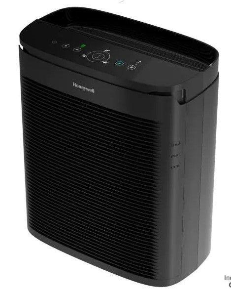 Photo 1 of Honeywell - PowerPlus HEPA Air Purifier, Extra-Large Room (530 sq. ft.) Black