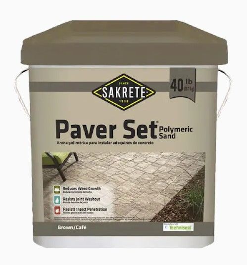 Photo 1 of (Pallet of 21 Cases) Sakrete 40-lb Tan/Brown Paver Polymeric Sand