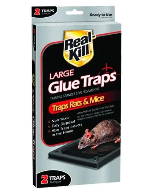 Photo 1 of (Box of 20) Real-Kill - Large Rat and Mice Glue Traps (2-Count)