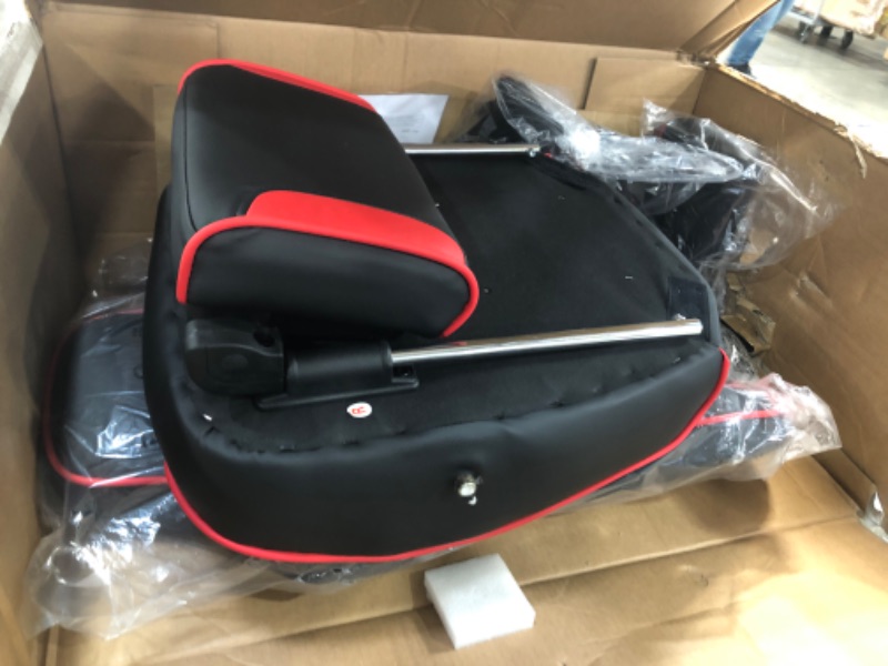 Photo 1 of RESPAWN RSP-110 Racing Style Gaming, Reclining Ergonomic Chair with Footrest, Red
