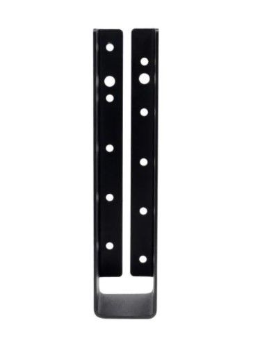 Photo 1 of Outdoor Accents ZMAX, Black Concealed-Flange Light Joist Hanger for 2x10 Nominal Lumber SET OF 8
