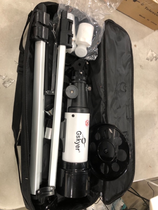 Photo 1 of Gskyer Telescope, 70mm Aperture 400mm AZ Mount Astronomical Refracting Telescope for Kids Beginners - Travel Telescope with Carry Bag, Phone Adapter and Wireless Remote
