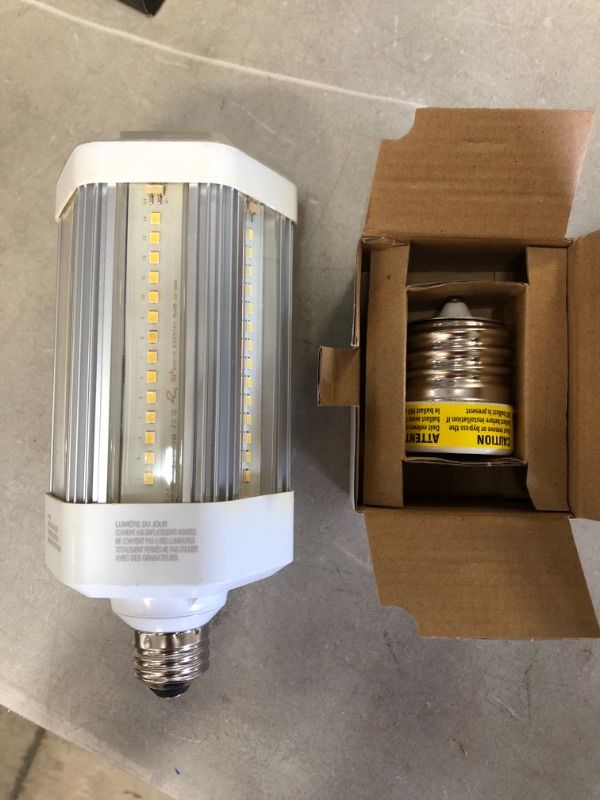 Photo 2 of 300-Watt Equivalent Corn Cob High Lumen Daylight (5000K) HID Utility LED Light Bulb (1-Bulb)
