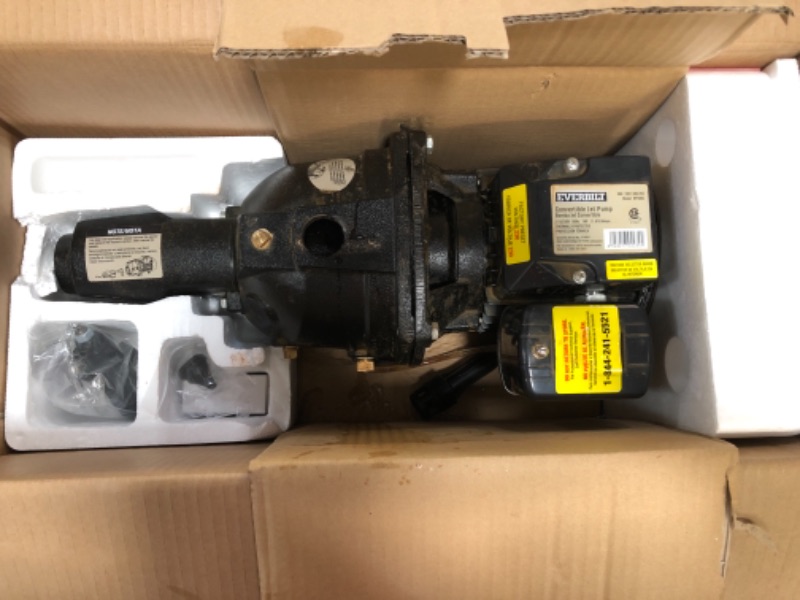 Photo 2 of 1 HP Convertible Jet Pump
