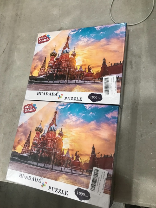 Photo 3 of 2-PACK
1000 Piece Puzzles for Adults Intellectual Fun Toys Jigsaw Puzzles Games – Saint Basil’s Cathedral
