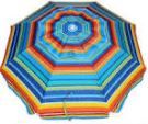 Photo 1 of (STOCK PHOTO INACCURATELY REFLECTS ACTUAL PRODUCT) 6.5' beach umbrella colorful