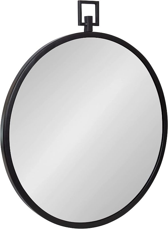 Photo 1 of *** SEE COMMENT** Round Mirror, 24x28, Black
