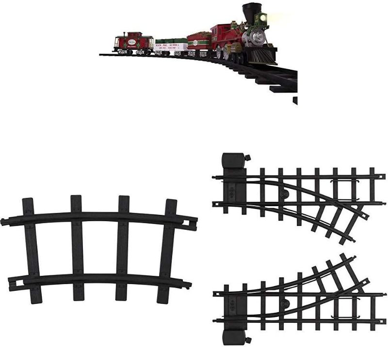 Photo 1 of Lionel North Pole Central Battery-Powered Train Set with Remote + Inner Loop Track Expansion Pack
