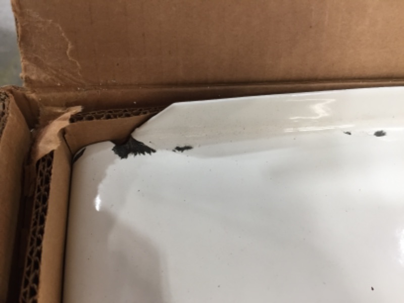 Photo 1 of Aloha 60 in. Left Drain Rectangular Alcove Soaking Bathtub in White
- Minor Cosmetic damaged (See photos) 