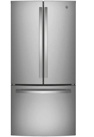 Photo 1 of 18.6 cu. ft. French Door Refrigerator in Fingerprint Resistant Stainless Steel, Counter Depth
